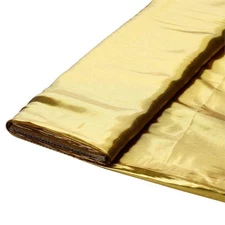 GOLD Metallic Shiny Tissue Lame FABRIC BOLT 54" x 10 yards DIY Favors Sewing