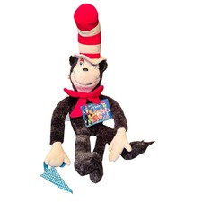 Vintage Cat in the Hat Plush Doll 25 inch 1983 Dr. Seuss Plush With original Tag