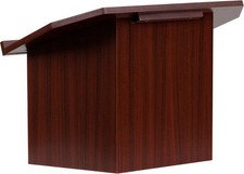 Foldable Mahogany Tabletop Lectern - Church Podium - School Lectern