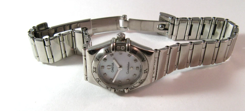 Omega Constellation “My Choice” Ladies Watch Diamonds Stainless Steel MOP Quartz - Image 4 of 4
