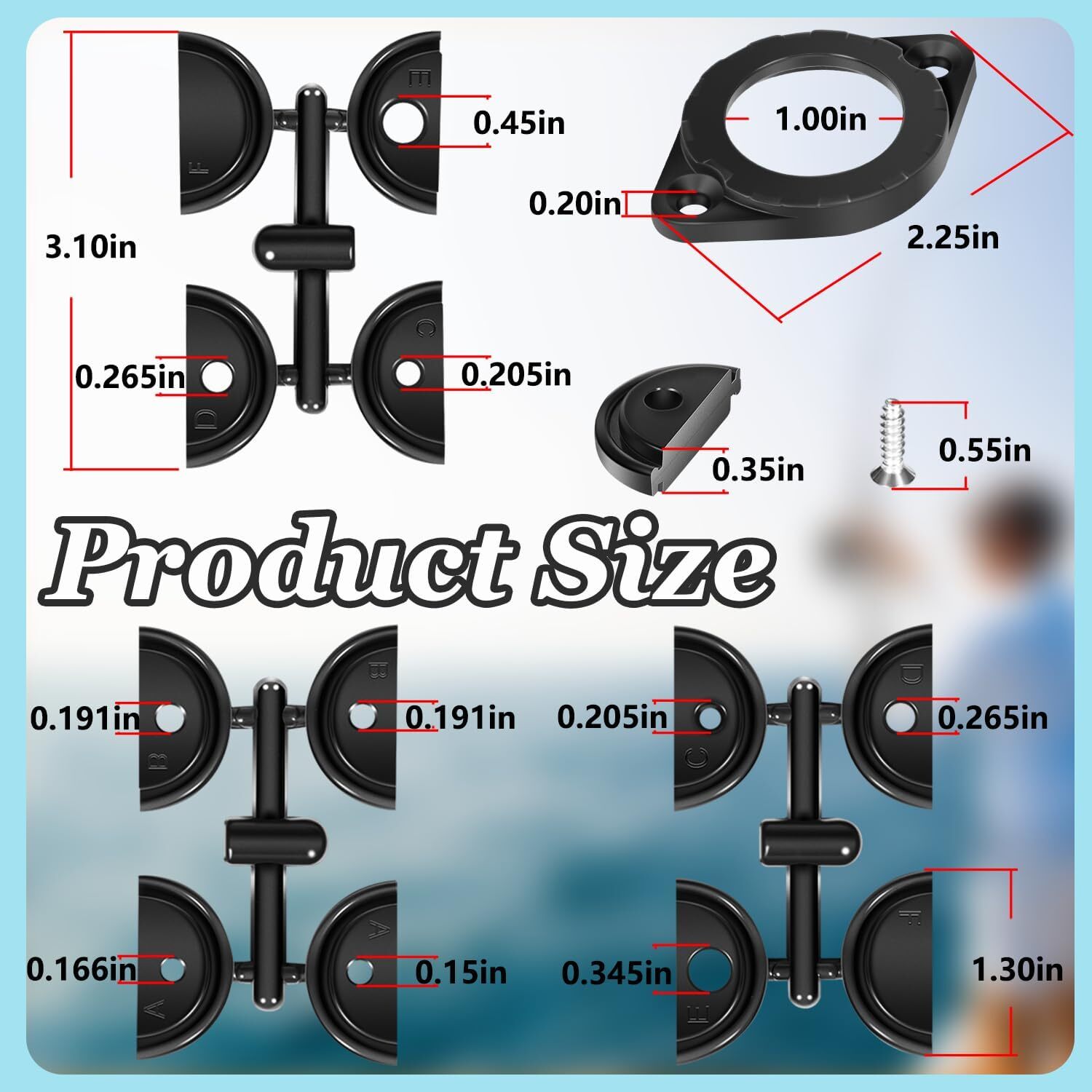 EMS-1001 GridLoc Through Hull Wiring Kits for Device Battery Connections|Kayak