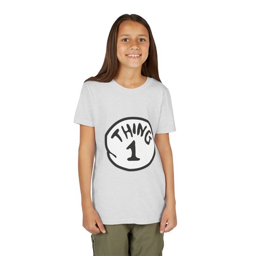 Whimsical Youth Tee - Perfect for Parties, Birthdays, and Everyday Fun, Thing 1, - Picture 30 of 101
