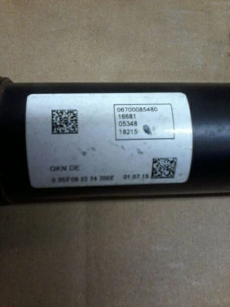 2016 MASERATI QUATTROPORTE FRONT DRIVESHAFT 24K 3.0L AWD FREE SHIPPING - Image 4 of 4