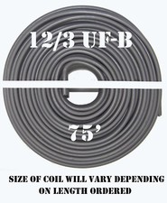 Cable Cabana 12/3 UF-B x 75' Underground Feeder Cable