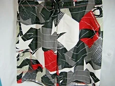 Ocean & Earth Mens Board Shorts Beach Casual Swim Trunks Surf Size 40 Colorful