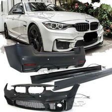 KIT ESTETICO PARAURTI ANTERIORE POSTERIORE PER BMW F30 11-15 SERIE 3 M3 LOOK