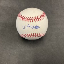 VICTOR ACOSTA Signed Autographed Official Major League Baseball JSA AB39497