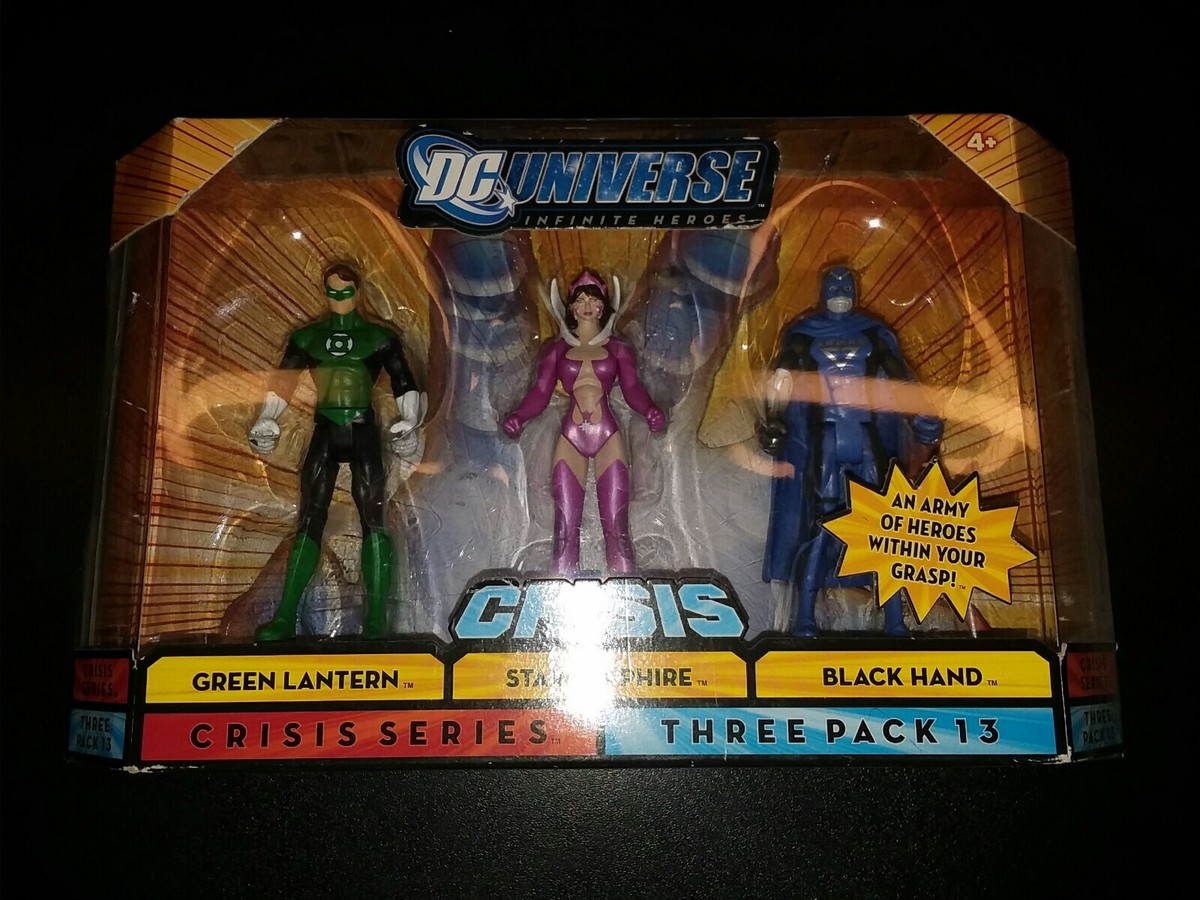 DC Universe Crisis Three Pack 13 Star Sapphire Green Lantern Black