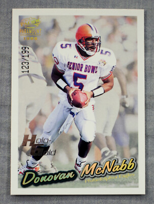#ad Donovan McNabb RC 1999 99 Pacific Paramount #182 Holo Gold Rookie # 199 Gem Mint $60.28