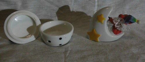 2 kleine Clownfiguren aus Porzellan - Bild 7 von 7