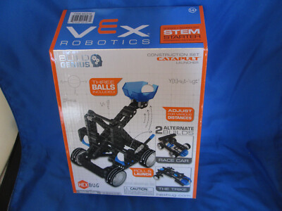 HEXBUG VEX Robotics Catapult Launcher STEM Starter Kit Makes 3 Build Models New