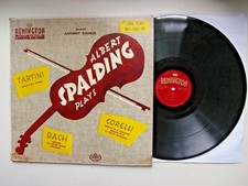 Bach/Corelli/Tartini-Violin Sonatas-Albert Spalding-ED1 Remington RLP199-23-VG++