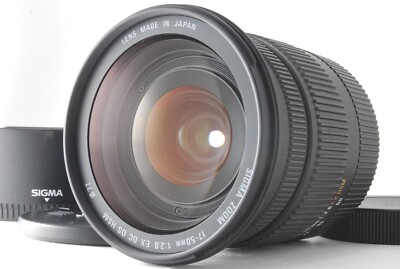 [Mint] Sigma Zoom 17-50mm f/2.8 EX DC OS HSM for Canon EF w/Hood From Japan #266