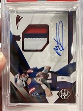 2021 Mac Jones Panini Limited RC RUBY RPA 19/35 New England Patriots #106