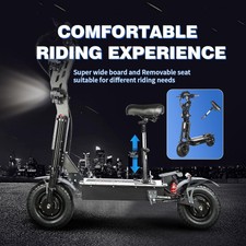8000W Foldable Dual Motor Strong Power Electric Scooter 60V/50AH Fast speed New