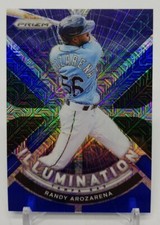 2021 Panini Prizm RANDY AROZARENA Illumination Blue Mojo /199 Tampa Bay Rays