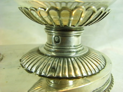 Salière En Argent Massif Napoléon Bonaparte Fin 18e/début 19e – Style Empire, Pièce Authentique