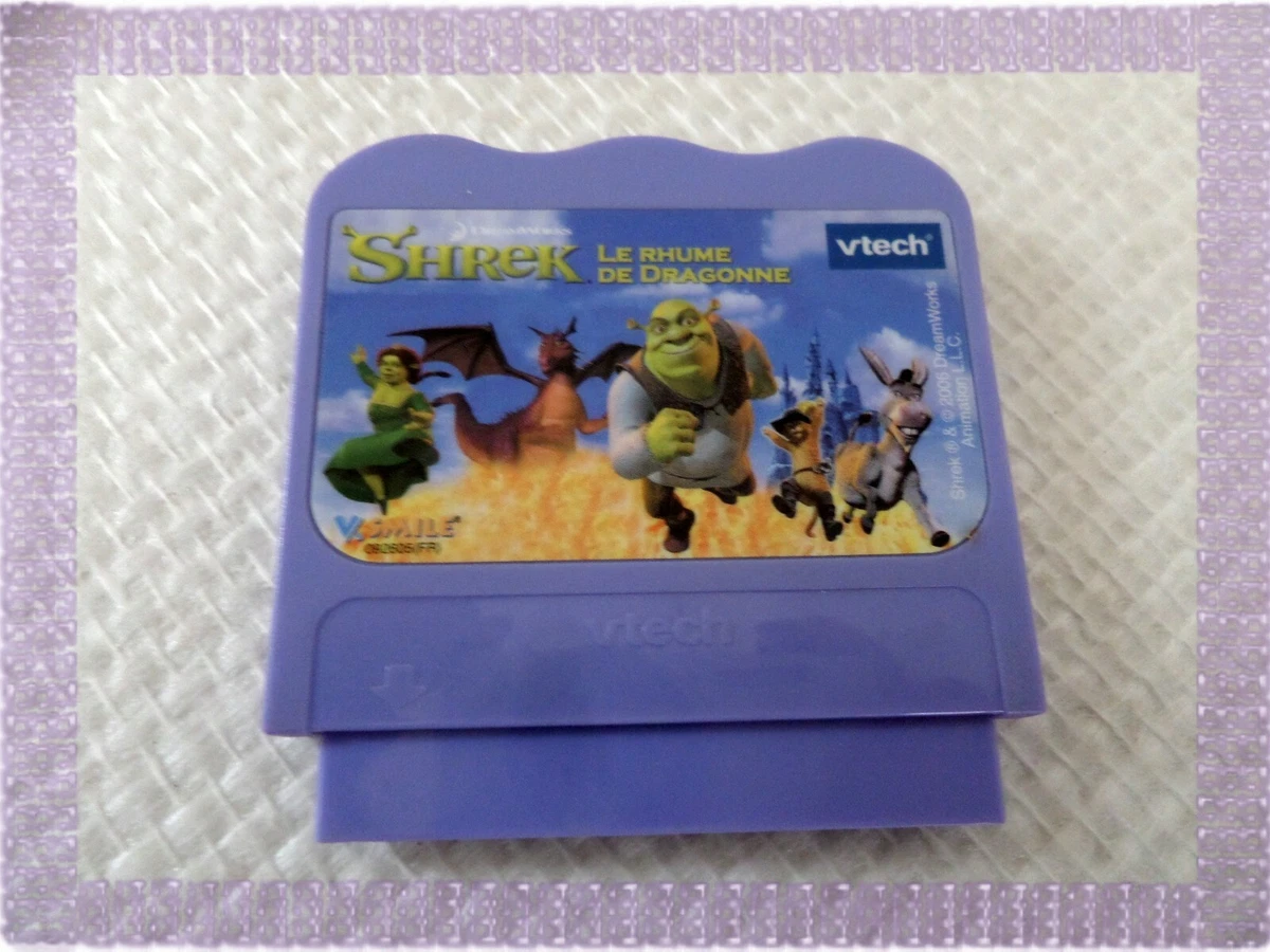 LOT 4 JEUX vtech v.smile spider-mam, shrek, toy story 2 et cars EUR 5,00 - FR