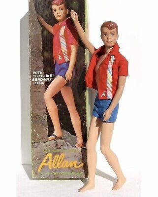 Vintage 1964 Allan Doll (Bendable Leg )( By Barbie Mattel ) ORIGINAL , Very  Rare 