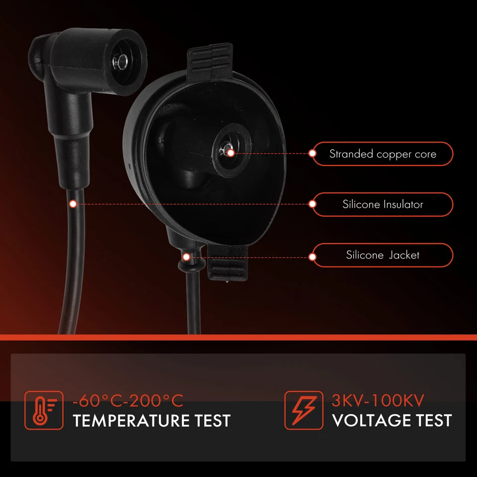 7 件火花塞电线套装适用于宝马 533i 535i 535is 633CSi 635CSi 733i 735i 735iL L6 — 第 4/4 张图片