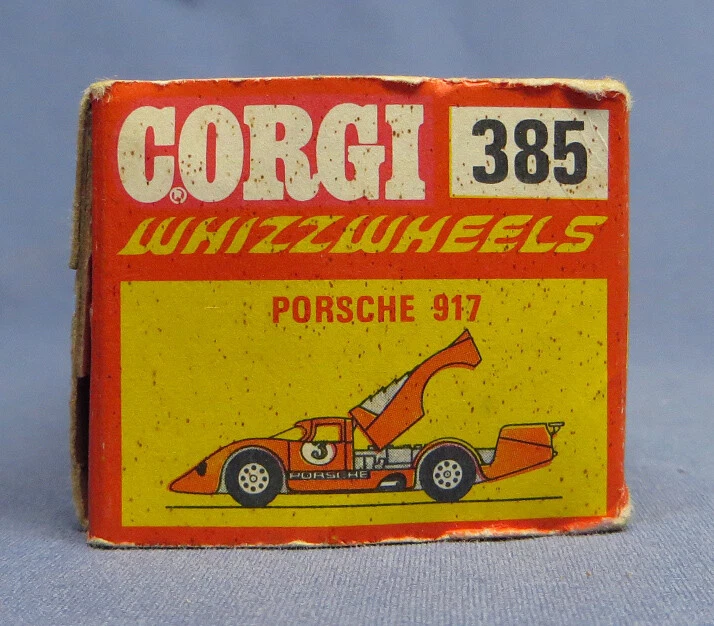 Vintage Corgi Whizzwheels Porsche 917 Good Played with Condition in Original Box - Image 3 of 4