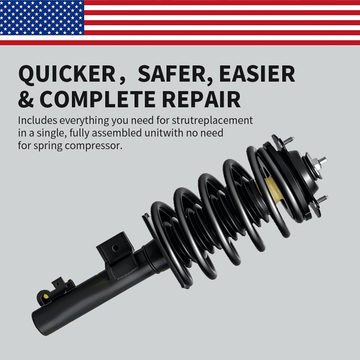 Pair Rear Left Right Shock Absorber Struts w/Magnetic Ride Fit 2007-2015 Audi R8