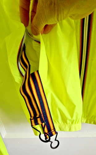 K-WAY designed Italy P LE VRAI 30. CLAUDE Yellow Soleil windbreaker 12Y - Picture 15 of 16