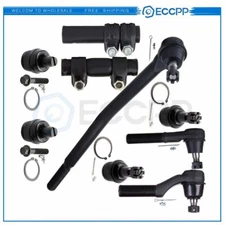 9pc For 1999-2005 Ford E350 Super Duty Front Ball Joints Tie Rods Suspension Kit