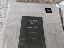 (2) JCP Home Studio Grommet Curtain Panels 52" X 84" Khaki Boxes Retail $55ea