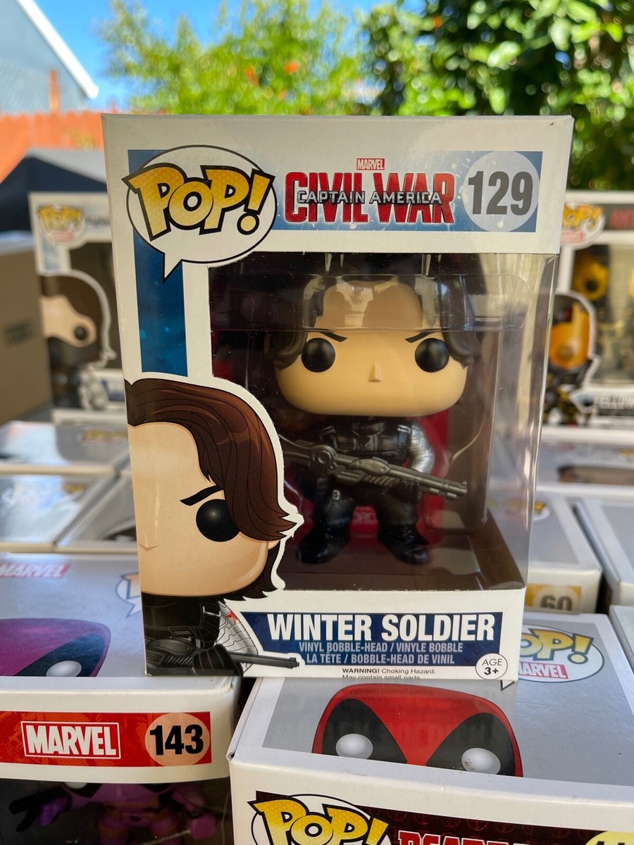 Funko POP! - Winter Soldier - 129 - Marvel - Captain America Civil