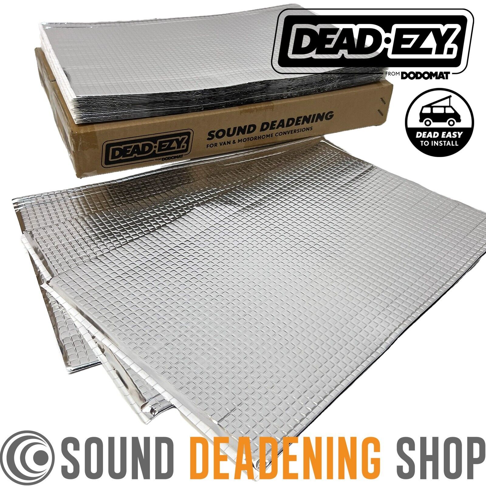 Sound Deadening Dodo Mat DEAD-EZY 20 Sheets 20sq.ft Car Van Vibration Proofing