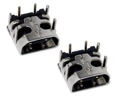 USA New AC Input Power Charging Socket for Nintendo DS Lite USG-001 LOT of 2 PCS