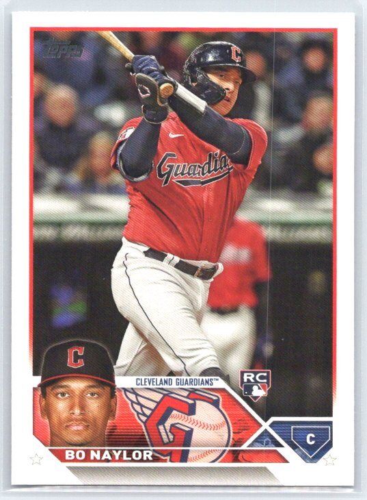 2023 Topps Bo Naylor #421 RC Rookie   Cleveland Guardians