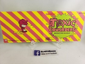MANUAL NES - TOXIC CRUSADERS -Nintendo 'Replacement' Instruction Booklet AVENGER