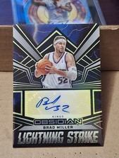 2022-23 BRAD MILLER PANINI OBSIDIAN  AUTOGRAPHED AUTO NBA CARD /10 KINGS BULLS