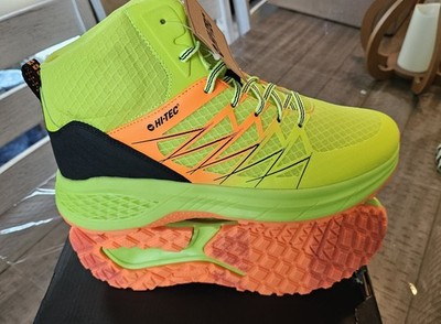Hi-Tec Demolisher Mid Men's Hiking Boots (Lime Punch/Shocking Orange/Black)