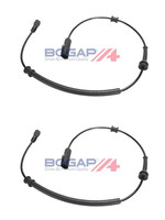 2X Bogap ABS-SENSOR Raddrehzal Hinten Passend FüR Renault Laguna