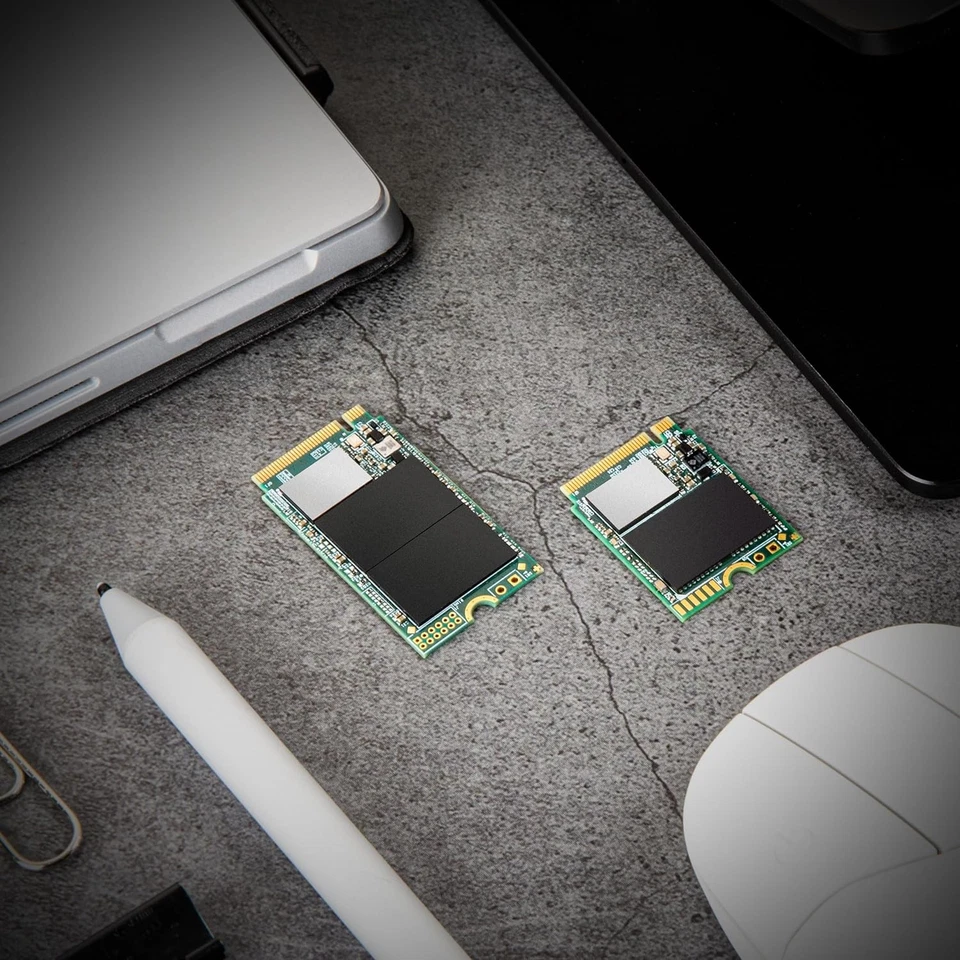 Transcend 512 GB NVMe PCIe Gen3 x4 M.2 2242 SSD Solid State Drive(SSD) TS512GMTE - Image 3 of 4