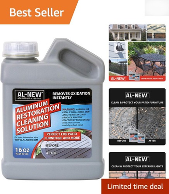 #ad 16 oz Aluminum Restoration Cleaner: Easy Streak Free Shine for Metal Surfaces $68.99