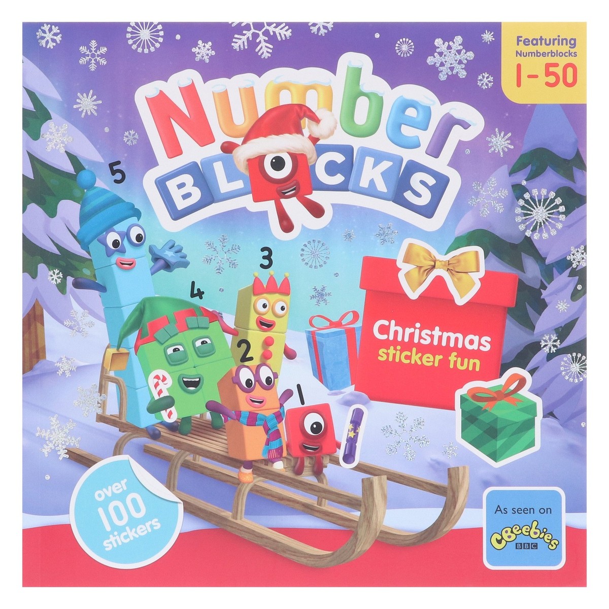 Numberblocks Christmas Sticker Fun Book By Sweet Cherry Publishing