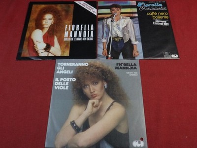 Fiorella Mannoia  SAMMLUNG / COLLECTION 3x 7'' Single - CGD DDD Ariola Germany