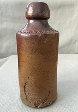 R. White Mellersh & Neal Reigate Brewery Saltglaze Stoneware Ginger Beer Bottle