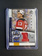 2020-21 Upper Deck SP Game Used Nico Hischier Fabric Relic New Jersey Devils