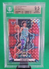 2021-22 Panini Mosaic - LaMelo Ball #25 Red Mosaic Prizm