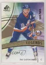2020 Upper Deck SP Game Used Legends Golden Burst 35/235 Pat LaFontaine HOF au7