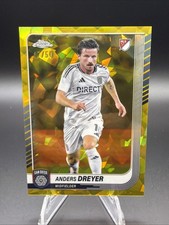 2025 Topps Chrome Sapphire MLS ANDERS DREYER GOLD SAPPHIRE 💎 47/50 💎