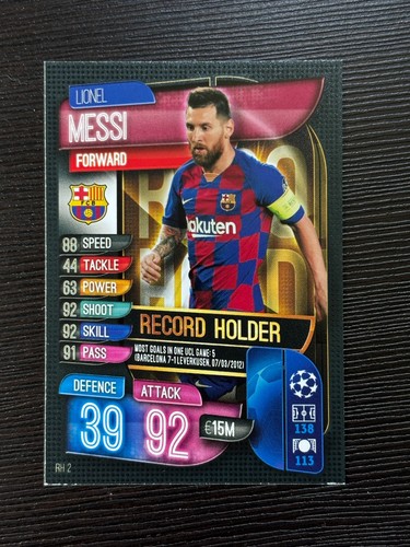 Lionel Messi SINGLES - Topps UEFA FIFA World Cup Argentina PSG FC Barcelona
