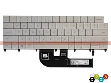 New for Dell XPS 14 9440 9450 P184G 2024 Keyboard White US Backlit 0945JN