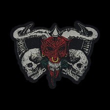 MINI PARCHE TEJIDO CENOTAFIO DEATH METAL CORTE LÁSER