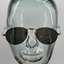 Vintage AO gold American Optical sunglasses small size made in USA